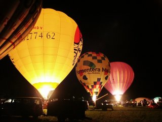 Eröffnung der Mongolfiade in Heldburg